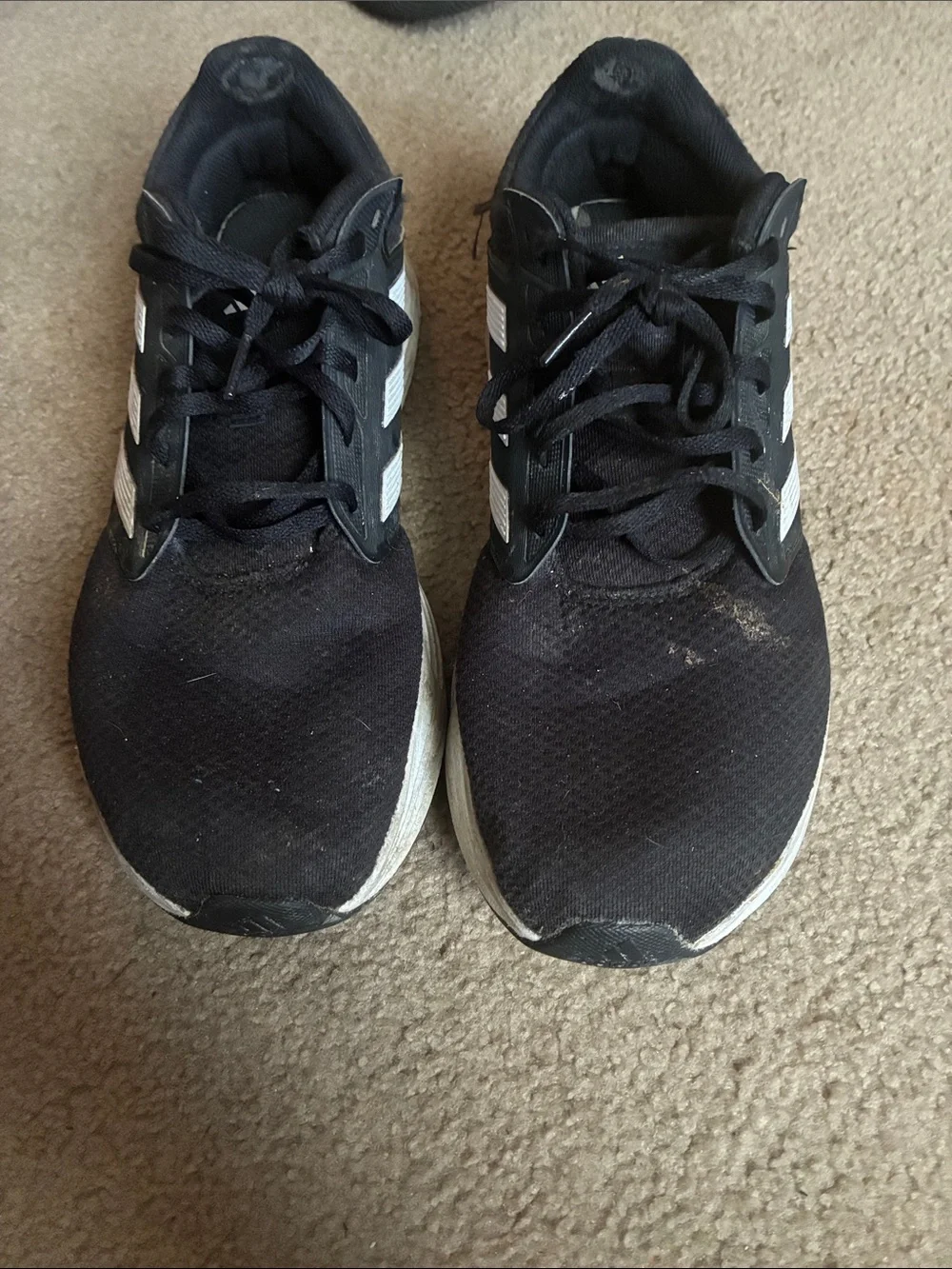 adidas Black and White Men's Sneakers